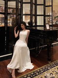 Elegant A Line White Sleeveless 23rd Birthday Dress Party Gown Birthday Outfits Birthday Dress Ideas For Women HZ1214