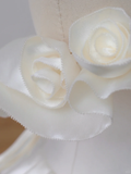 Timeless Bridal Gown Ball Gown Strapless Ivory Satin Wedding Dresses Bridal Gowns HZ1214