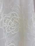 Simple Bridal Gown Ball Gown Short Sleeves Lace White Wedding Dresses Minimalist Bridal Gowns HZ1214