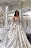 Elegant Bridal Dress Ball Gown Sweetheart White Lace Wedding Dresses Minimalist Bridal Gowns HZ1214