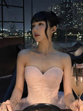 Simple A line Sweetheart Pink Lace Short Homecoming Dress Summer Hoco Dresses Cocktail Dress HZ1214