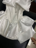 Cute A line White Short Homecoming Dress Summer Hoco Dresses Cocktail Dress For Senior Teens HZ1214