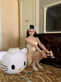Cute Ball Gown Short Ruffles Homecoming Dress Summer Hoco Dresses Cocktail Dress For Senior Teens HZ1214