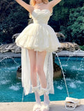 Cute Ball Gown Sweetheart Short Beige Homecoming Dress Summer Hoco Dresses Cocktail Dress For Senior Teens HZ1214