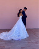 Pretty Wedding Dress Ball Gown Strapless Tulle White Long Wedding Dresses Bridal Gowns HZ1214