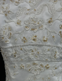 Pretty Wedding Dress High Low Strapless Ivory Long Wedding Dresses Bridal Gowns HZ1214