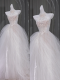 Modest Wedding Dress Ball Gown High Neck Lace Long White Wedding Dresses Brides Dress Bridal Gowns HZ1214
