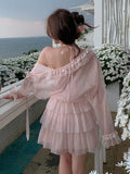 Cute A line Pink Chiffon Summer Short Homecoming Dress Hoco Dress Mini 18th Birthday Outfit Cocktail Dresses HZ1214