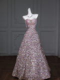 Gorgeous Ball Gown Sweetheart Sequin 23rd Birthday Dress Prom Dress Birthday Outfits For Women HZ1214