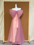 Gorgeous Mermaid Sweetheart Tulle Pink 23rd Birthday Dress Prom Dress Birthday Outfits For Women HZ1214