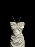Sexy Sheath Halter Satin Short Homecoming Dresses Summer Hoco Dresses Cocktail Dress Birthday Outfits HZ1214