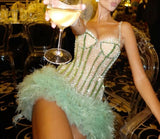 Sexy Sheath Spaghetti Straps Sequin Short Homecoming Dress Summer Hoco Dresses Cocktail Dress Birthday Outfits HZ1214