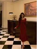 Sexy Sheath Burgundy Long Sleeves 21st Birthday Dress Party Gown Birthday Outfits Birthday Dress Ideas For Women HZ1214