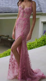 Sexy Pink Long Prom Dresses Party Evening Gowns Prom Dresses Long Formal Dress HZ1214