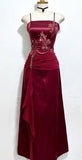 Sexy Burgundy Prom Party Dress Long Formal Evening Dress Long Formal Dress HZ1214