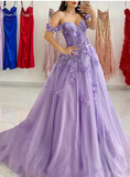 Sexy A-Line Prom Dresses Elegant Dress Formal Sweep/Brush Train Sleeveless Sweetheart Tulle with Pleats Sequin Appliques HZ1214