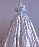 Modest Ball Gown Off The Shoulder Long Prom Dresses High School Outfits Graduation Dress Evening Dresses HZ1214