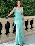 Pretty Strapless Prom Dress Mermaid Long Evening Dress Graduation Dress HZ1214