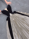 Gorgeous Ball Gown Strapless Sleeveless Long Prom Dresses Graduation Dresses HZ1214