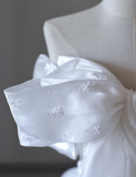 Dreamy Ball Gown Off The Shoulder Tulle Long White Wedding Dresses Summer Brides Dress HZ1214