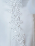 Dreamy Mermaid Sweetheart Long Satin Wedding Dresses Summer Brides Dress HZ1214
