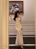 Classy Mermaid White Lace Off The Shoulder 18th Birthday Dress Party Gown 18th Birthday Outfits Birthday Dress Ideas For Women HZ1214
