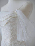 Dreamy Off the shoulder Mermaid wedding dress Custom Wedding Gown Stunning Modern Bridal Dress HZ1214