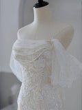 Dreamy Off the shoulder Mermaid wedding dress Custom Wedding Gown Stunning Modern Bridal Dress HZ1214