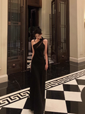 Elegant A Line One Shoulder Black 18th Birthday Dress Party Gown Birthday Outfits Birthday Dress Ideas For Women HZ1214