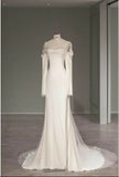 Vintage A Line Sweetheart Mermaid Wedding Dress Elegant Brides Dress HZ1214