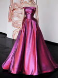Gorgeous Ball Gown Strapless Sequin Long Prom Dresses Graduation Dresses HZ1214