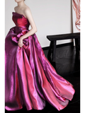Gorgeous Ball Gown Strapless Sequin Long Prom Dresses Graduation Dresses HZ1214