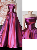 Gorgeous Ball Gown Strapless Sequin Long Prom Dresses Graduation Dresses HZ1214