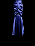 Elegant Glamour Mermaid Halter Royal Blue Satin Long Prom Dresses Party Dress Evening Dress HZ1214