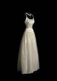 Pretty Wedding Dress Ball Gown Spaghetti Straps Ivory Tulle Long Wedding Dresses Bridal Gowns HZ1214