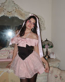 Cute A line Pink Halter Short Summer Birthday Dress Hoco Dress Birthday Outfit 19th Birthday Mini Party Dresses HZ1214