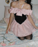 Cute A line Pink Halter Short Summer Birthday Dress Hoco Dress Birthday Outfit 19th Birthday Mini Party Dresses HZ1214