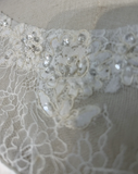 Niulatu Wedding Dress Sheath Scoop Neck Short Sleeves Summer Lace Wedding Dresses Bride Dress Bridal Gowns HZ1214