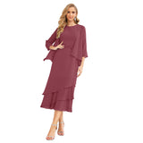 Niulatu Chiffon Spring Mother of The Bride Dresses A-Line Plus Size for Women Formal Prom HZ1007