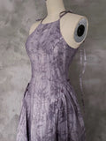 Niulatu A line Halter Prom Dresses Long Birthday Dress For Women SD239