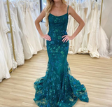 Niulatu Sleeveless Mermaid Prom Dress Attractive Evening Gown HZ1007