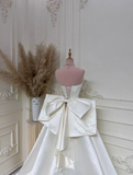 Niulatu White Wedding Dresses With Train Mermaid Bridal Gowns SD1534