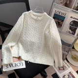 Niulatu Twisted Floral Dot Double Zipper Cardigan HZ1108