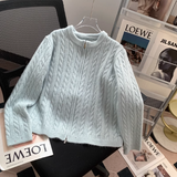 Niulatu Twisted Floral Dot Double Zipper Cardigan HZ1108