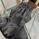 Niulatu style waist-baring halter neck pleated dress HZ1108