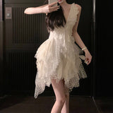 Niulatu retro lace dress birthday dress HZ1026