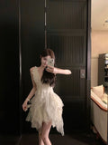 Niulatu retro lace dress birthday dress HZ1026