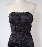 Niulatu satin hip-hugging birthday dress HZ1108