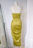 Niulatu satin hip-hugging birthday dress HZ1108
