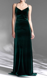 Niulatu Vintage Velvet French Evening Dress HZ1108